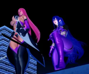 [3D漫画]捕捉凜子和英格丽特-188绅士站