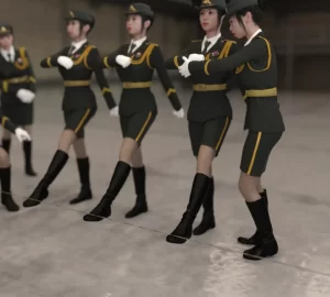 [3D漫画]仪仗中队-188绅士站