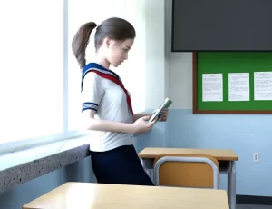 [3D漫画]前桌的你 U at the Front Table-188绅士站