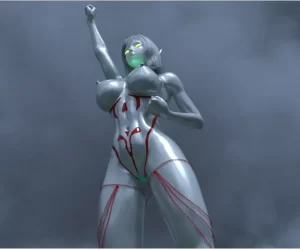 [3D漫画]Ultraheroine Defeated UH08 vs Long Tongue Monster-188绅士站