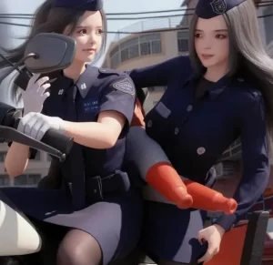 [3D漫画]膝上女警之黑丝锁魂-188绅士站